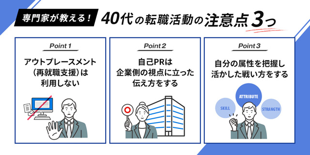 40代におすすめの5つの注意点